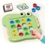 لعبة تعلمية للأطفال مطابقة الاشكال ع شكل ديناصور