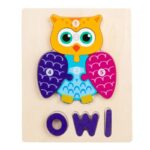 لعبة بزل حيواناتowl تعلمية