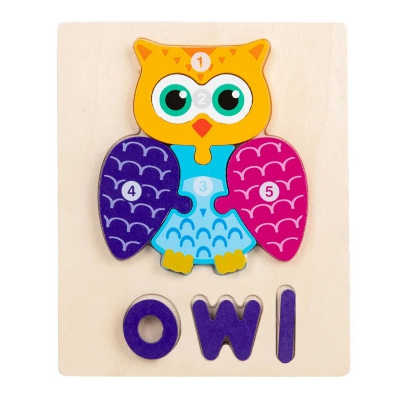 103391677_68deaa4472744 لعبة بزل حيواناتowl تعلمية - الصورة 1