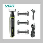 ⁦VGR V-017 Men's Electric Beard Shaver -Black⁩ - الصورة ⁦2⁩
