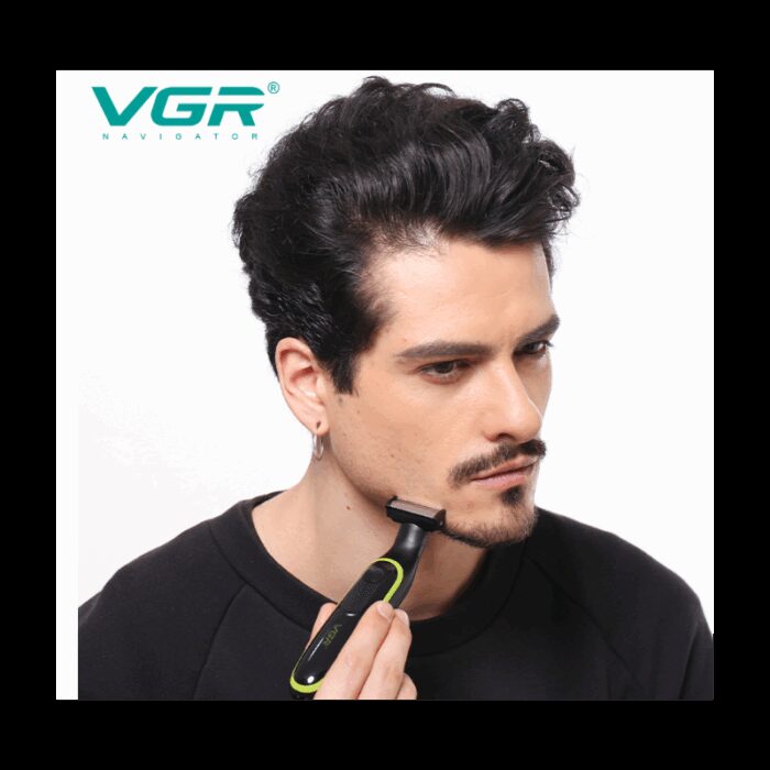 ⁦VGR V-017 Men's Electric Beard Shaver -Black⁩ - الصورة ⁦3⁩