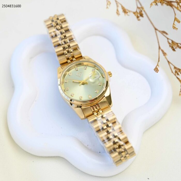 103391803_68e2e66dbd2eb ساعة يد نسائية أنيقة لون ذهبي - الصورة 1