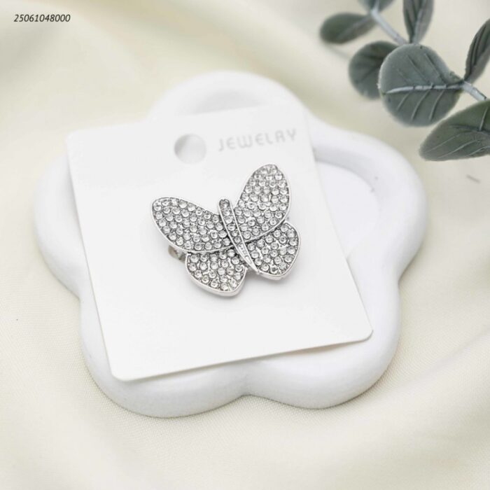 103391929_68e2e6d9be7d2 بروش أنيق مزين بالزركون لون فضي - الصورة 1