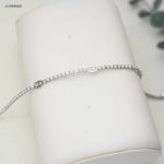 سوار تنس لون فضي