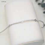 سوار تنس لون فضي