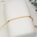 سوار تنس لون ذهبي