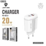 Lenyes LCH-344 USB-C Wall Charger 20W مع كفالة سنة