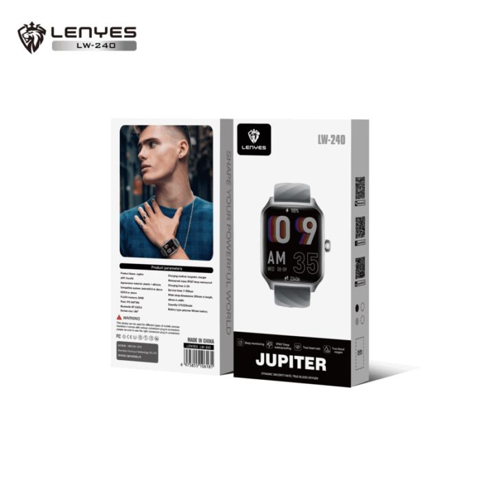 ⁦Lenyes LW -240 -SMART WATCH مع كفالة سنة⁩ - الصورة ⁦2⁩