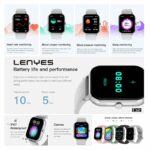 ⁦Lenyes LW -213 -SMART WATCH مع كفالة سنة⁩ - الصورة ⁦2⁩