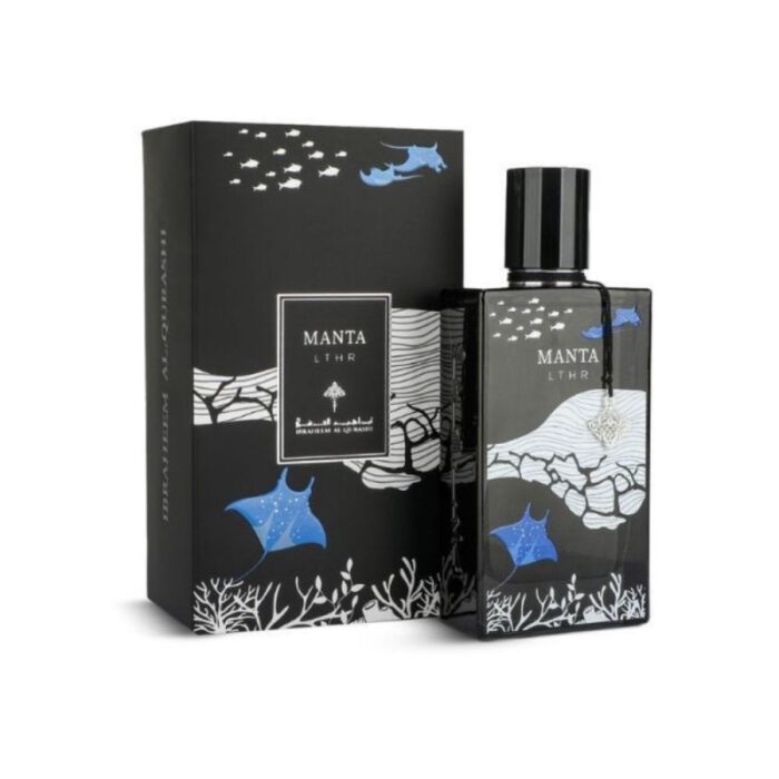 ⁦MANTA LTHR Eau de Parfum By Ibrahim Al Quraishi For Unisex 75ML⁩ - الصورة ⁦3⁩