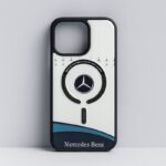 كفر جوال ايفون 16 برو ماكس مع حلقة مج سيف جودة عالية تصميم مرسيدس