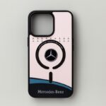 كفر جوال ايفون 14 برو ماكس مع حلقة مج سيف جودة عالية تصميم مرسيدس