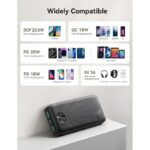 Jr-pbf16باور بانك جويروم العالمية تدعم الشحن السريع 22.5 واط بسعة ضخمة جدا 20000 ملي أمبير لتشحن كل أجهزتك في وقت واحد كفالة ٣ سنوات