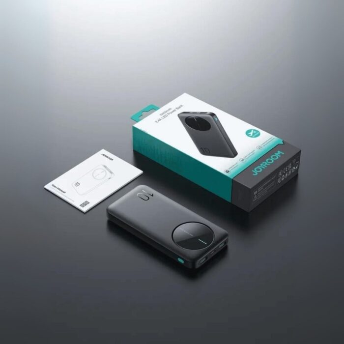 103392591_68e542bed8207 Jr-pbf12باور بانك جويروم العالمية تدعم الشحن السريع بسعة 10000 ملي أمبير مع اضاءة للإشارة إلى نسبة الشحن كفالة ٣ سنوات - الصورة 1