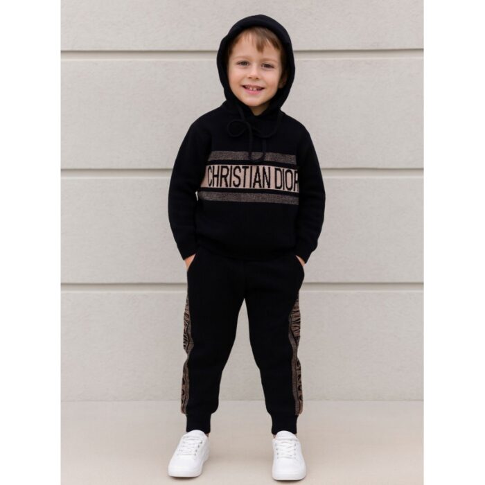 ⁦بيجامة ولادية لون أسود⁩ - الصورة ⁦2⁩