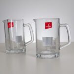 ⁦ابريق صغير شفاف للقطر مضلع سعة 140 ملل⁩ - الصورة ⁦2⁩