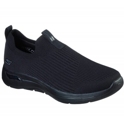 Skechers Men's GO WALK Arch Fit - Iconic Shoes - حذاء سكيتشرز جو ووك ارتش فيت- ايكونك للرجال لون أسود