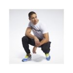 Reebok Mens' Graphic Series Linear Logo T-Shirt- تيشيرت ريبوك جرافيك سيريس ليينر للرجال لون أبيض