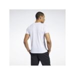 ⁦Reebok Mens' Graphic Series Linear Logo T-Shirt- تيشيرت ريبوك جرافيك سيريس ليينر للرجال لون أبيض⁩ - الصورة ⁦3⁩