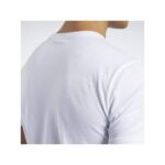 ⁦Reebok Mens' Graphic Series Linear Logo T-Shirt- تيشيرت ريبوك جرافيك سيريس ليينر للرجال لون أبيض⁩ - الصورة ⁦6⁩