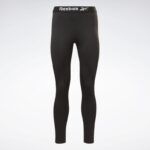 Reebok Womens' Workout Ready Basic Leggings- بنطلون ريبوك ضيق رياضي للنساء لون أسود‏