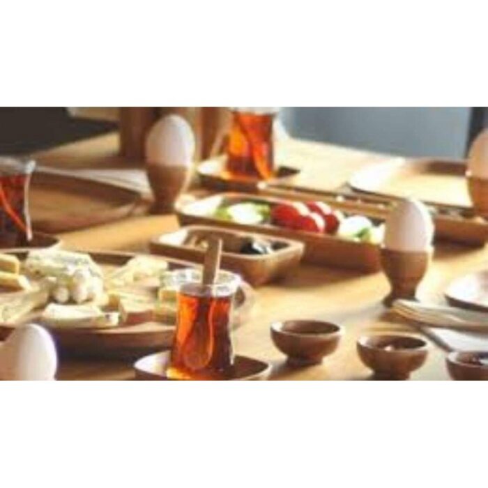 ⁦طقم 6 معالق صغار خشب بامبو⁩ - الصورة ⁦4⁩