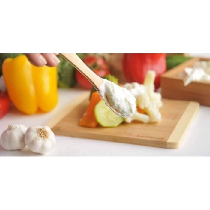 ⁦طقم 6 معالق صغار خشب بامبو⁩ - الصورة ⁦5⁩