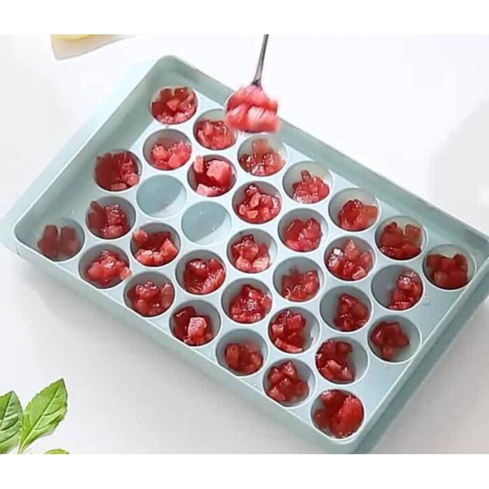 ⁦قالب ثلج دائري مع غطاء⁩ - الصورة ⁦3⁩