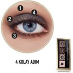 ⁦Max Factor SMOKEY EYE MATTE DRAMA KIT EYESHADOW PALETTE 30 SMOKEY ONYX⁩ - الصورة ⁦4⁩