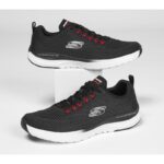 ⁦Skechers Men's Relaxed Fit: Equalizer 4.0 – PHAIRME Shoes - حذاء سكيتشرز ريلاكس فيت: اكواليزر -4.0 فرايم للرجال لون أسود وأبيض⁩ - الصورة ⁦2⁩