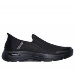 ⁦Skechers Men's Slip-ins: GO WALK Arch Fit - Hands Free Shoes - حذاء سكيتشرز ليب اون: جو ووك ارتش فيت هاند فري للرجال لون أسود⁩ - الصورة ⁦4⁩
