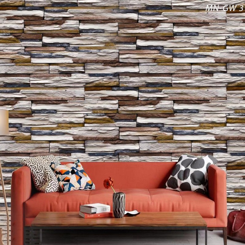 ⁦ورق جدران ثلاثي الأبعاد 15م * 1.06 م⁩ - الصورة ⁦1⁩