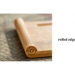 ⁦طقم صواني خشب بامبو مكون من 3 صواني بأحجام مختلفة لون خشبي⁩ - الصورة ⁦3⁩