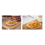 ⁦طقم صواني خشب بامبو مكون من 3 صواني بأحجام مختلفة لون خشبي⁩ - الصورة ⁦5⁩