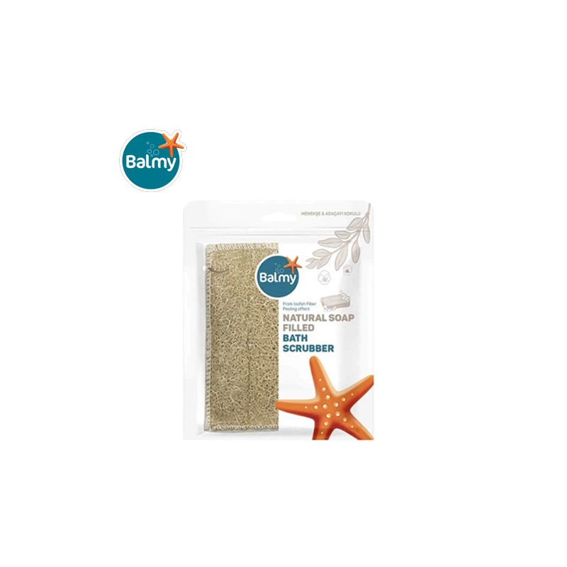 ⁦ليفة تقشير طبيعية معطرة مع صابون من بالمي⁩ - الصورة ⁦1⁩