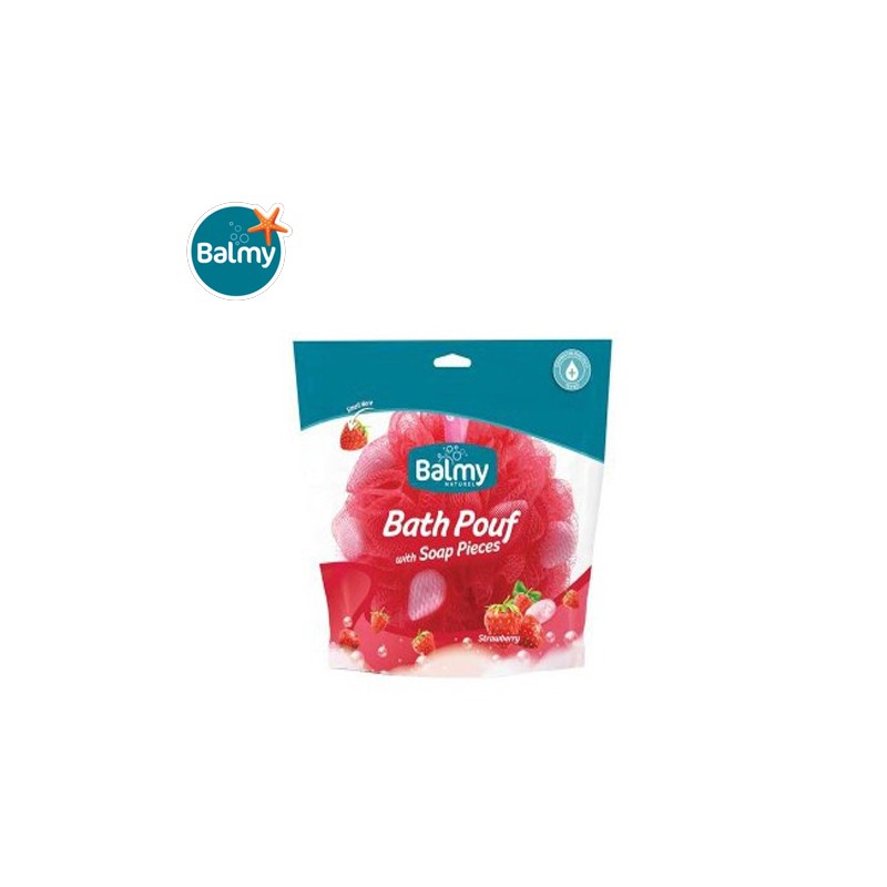 ⁦ليفة استحمام معطرة مع صابونة الفراولة من بالمي⁩ - الصورة ⁦1⁩