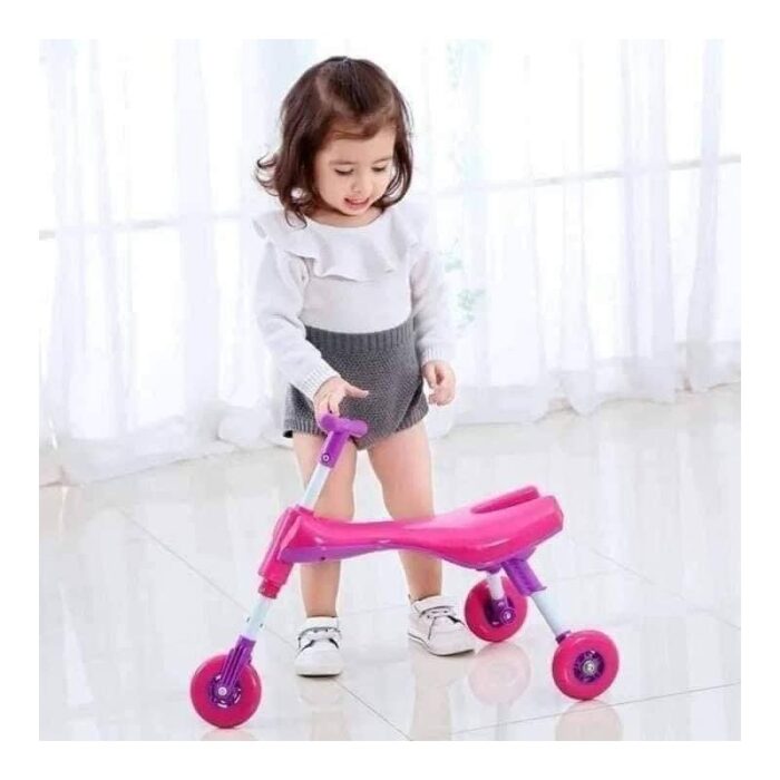 ⁦سكوتر دراجة اطفال خفيفة الوزن وقابلة للطي بمبا جوك⁩ - الصورة ⁦2⁩