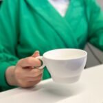 ⁦فنجان شاي / نسكافيه بورسلان9.5*9.5*6⁩ - الصورة ⁦2⁩