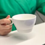 ⁦فنجان شاي / نسكافيه بورسلان9.5*9.5*6⁩ - الصورة ⁦3⁩