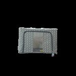 ⁦صندوق تخزين لون رمادي مع فتحة شفاف لرؤية ما بداخله⁩ - الصورة ⁦3⁩