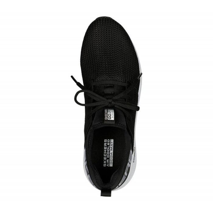⁦Skechers Men's GO RUN Elevate - Valor 2.0 Shoes - حذاء سكيتشرز جو رن اليفايت- فالور 2.0 للرجال لون أسود وأبيض⁩ - الصورة ⁦3⁩