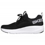 ⁦Skechers Men's GO RUN Elevate - Valor 2.0 Shoes - حذاء سكيتشرز جو رن اليفايت- فالور 2.0 للرجال لون أسود وأبيض⁩ - الصورة ⁦5⁩