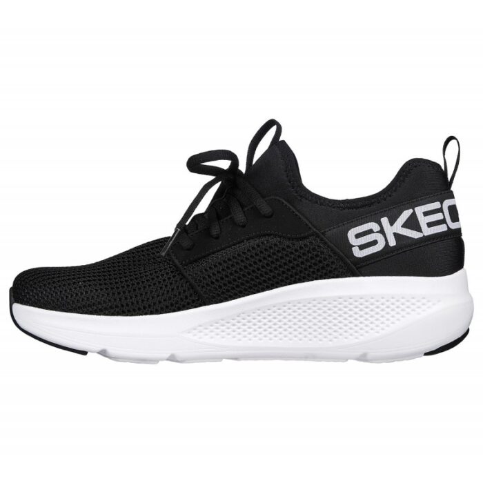 ⁦Skechers Men's GO RUN Elevate - Valor 2.0 Shoes - حذاء سكيتشرز جو رن اليفايت- فالور 2.0 للرجال لون أسود وأبيض⁩ - الصورة ⁦5⁩