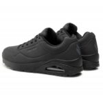 ⁦Skechers Men's Uno - Stand On Air Shoes - حذاء سكيتشرز أونو ستاند اون اير للرجال لون أسود⁩ - الصورة ⁦6⁩