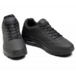 ⁦Skechers Men's Uno - Stand On Air Shoes - حذاء سكيتشرز أونو ستاند اون اير للرجال لون أسود⁩ - الصورة ⁦7⁩