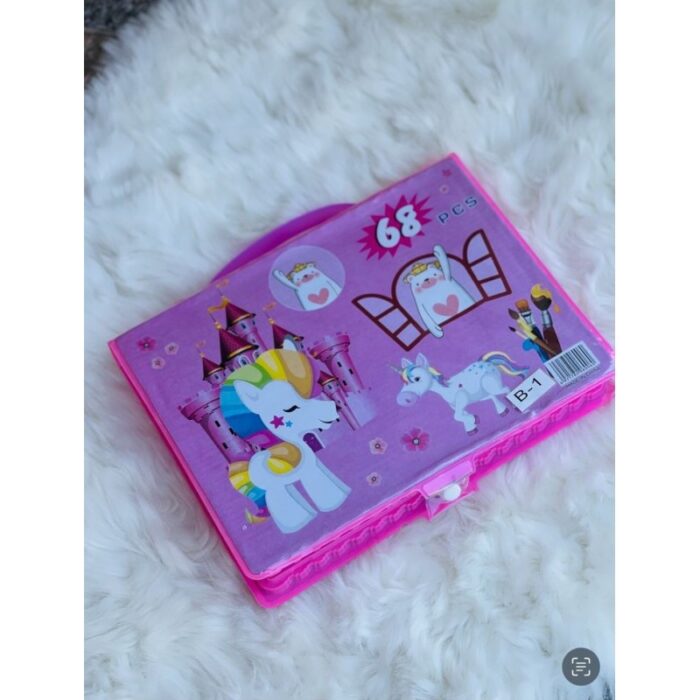 ⁦شنطة الوان 68 لون لون زهري⁩ - الصورة ⁦2⁩