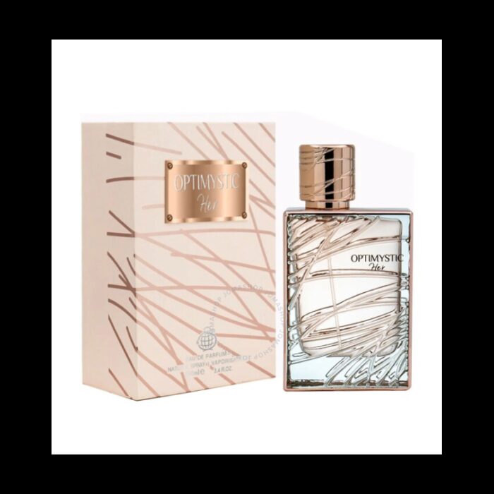 ⁦PERFUME FRAGRANCE WORLD OPTIMYSTIC HER EDP 100ML عطر للنساء⁩ - الصورة ⁦2⁩