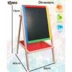 لوح ستاند خشب وجهين قياس 38*72 سم