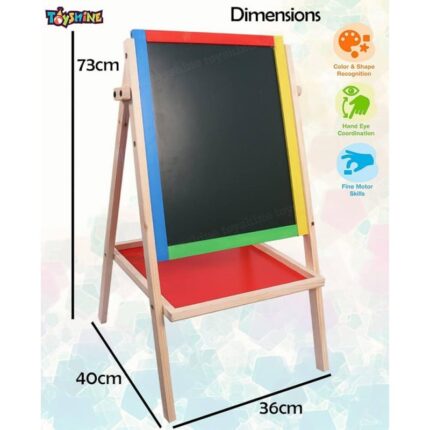 لوح ستاند خشب وجهين قياس 38*72 سم