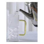 ⁦كاسة زجاج بتصميم مربع سعة 350 مل⁩ - الصورة ⁦2⁩